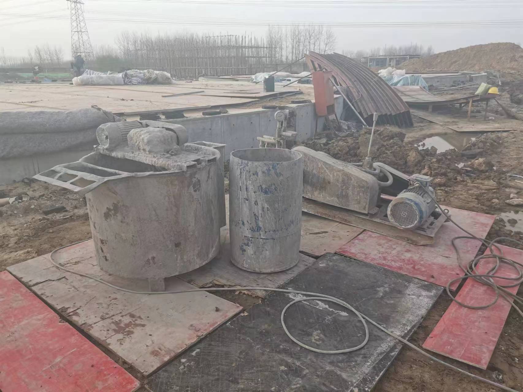 王场镇设备基础注浆