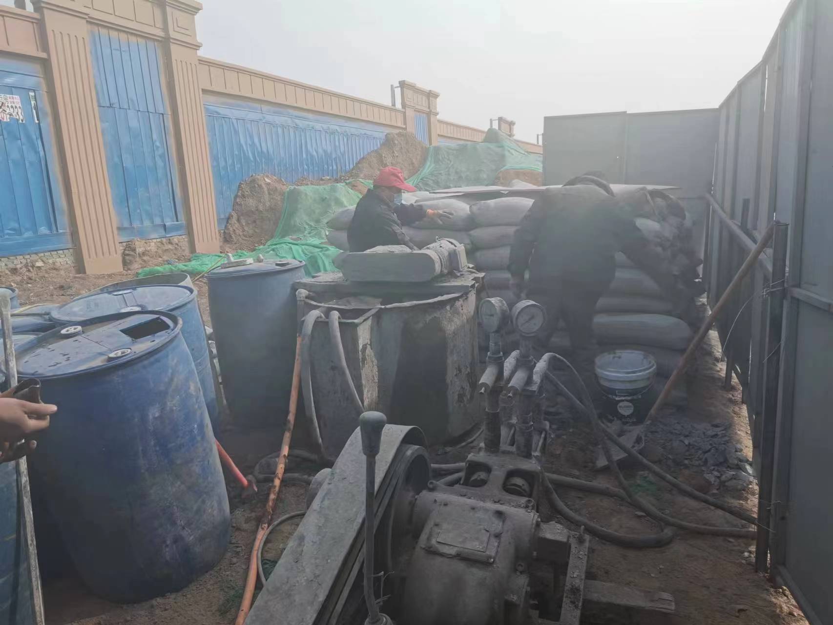 王场镇房屋下沉注浆